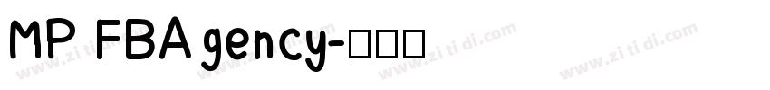 MP FBAgency字体转换